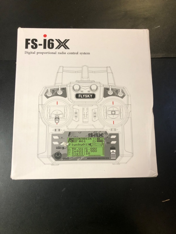 Photo 1 of DTXMX FS-i6X 10CH Radio Transmitter and Receiver FS-iA10B 2.4G RC Controller for Airplane Helicopter FPV Drone RC Quadcopter Fly in The vast Sky (Mode-2)