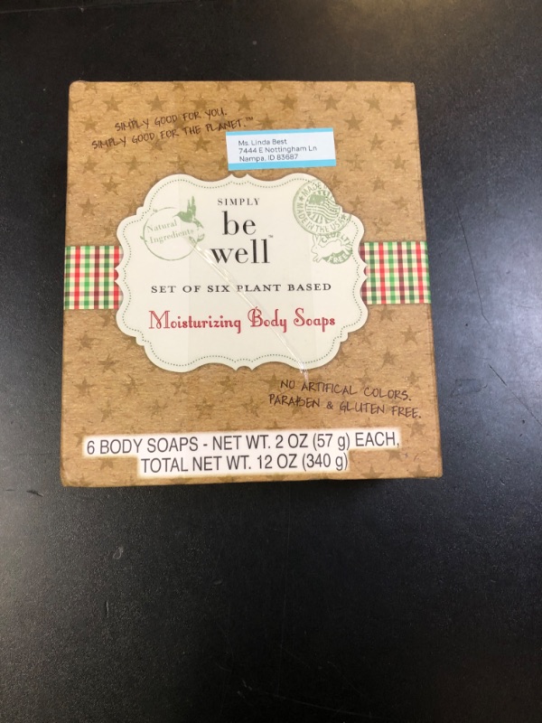 Photo 1 of Simply Be Well 6 Piece Exfoliating Bar Soap Set