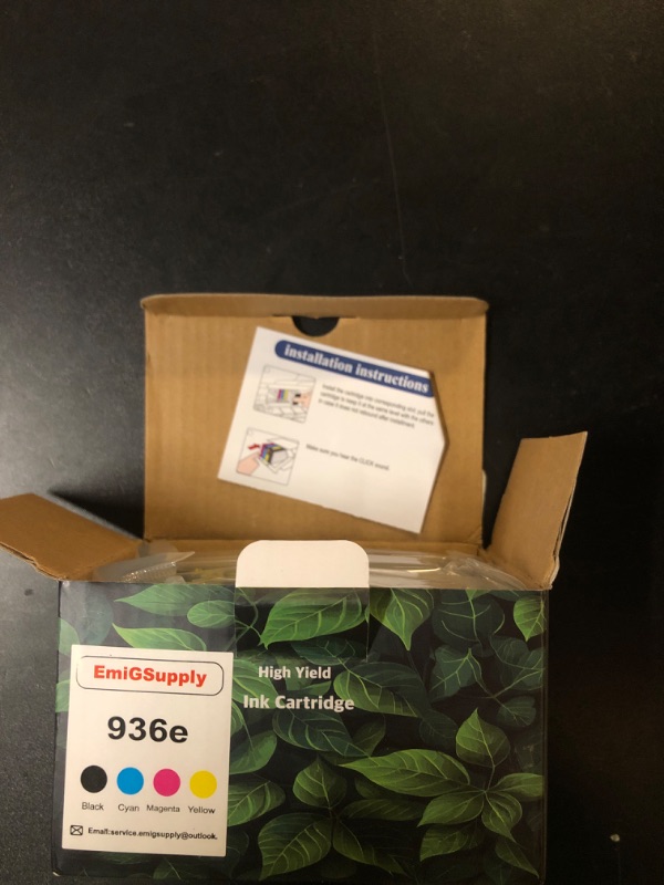 Photo 1 of 936e 936XL Ink Cartridges Combo Pack Compatible for HP 936e HP936 XL hp 936 xl for OfficeJet Pro 9110b 9130 9130e 9128e 9130b 9125e 9120e 9120 9135 9730 9135e Printers Black Cyan Magenta Yellow 4 pack