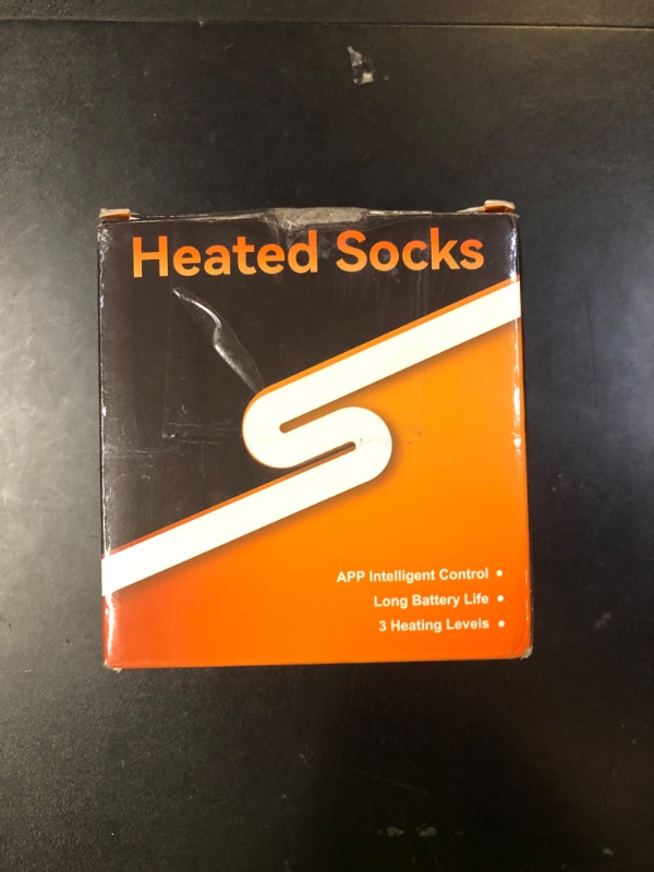 Photo 1 of Heated Socks for Men Women, Upgraded Rechargeable Electric Heated Socks Up to 10 Hours, Washable Winter Foot Warmer Socks for Outdoor Camping Skiing Hunting Hiking