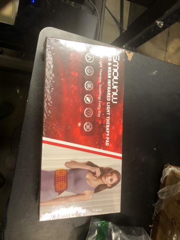 Photo 1 of Red Light Therapy Belt, 3 in 1 LED Bead Infrared Light Therapy for Body, Wearable Wrap with Timer for Back Shoulder Waist 660nm Red Light-Therapy & 850nm Infrared Light Device Home Use (Corded)