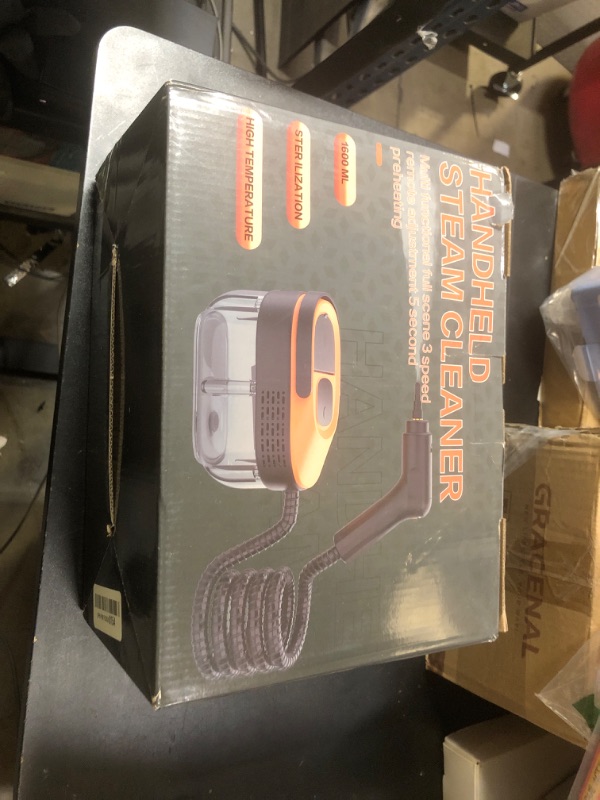 Photo 1 of **DAMAGED** Steam Cleaner for Home & Car-2500W Portable Handheld Steamer for Cleaning with 3-Level Handle, 15s Heat-Up, Large Tank, 16 Accessories - Clean Grease, Grout, Tile, Floor, Couch, Dirt, Furniture