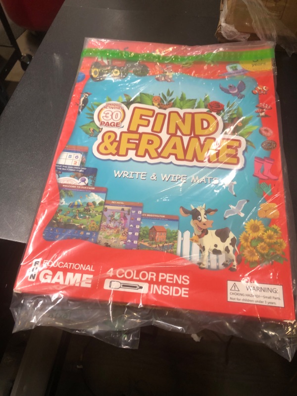 Photo 1 of **MARKERS DRIED OUT** Search and Find Activity Books for Kids Ages 3-5, Preschool Learning Activities, Toddler Toys Travel Games, Kids Busy Book for Car Airplane Road Trip Essentials, Perfect Easter Christmas Birthday Gift