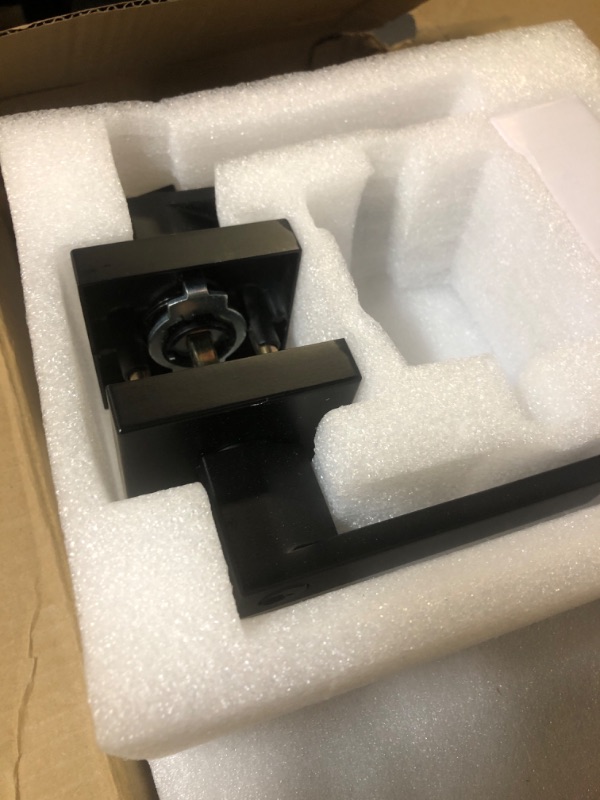 Photo 1 of Front Door Lock Set,Keyed Alike Heavy Duty Exterior Door Lock Set,Entry Door Handle and Single Cylinder Deadbolt Combo for Office and Home Security, Reversible for Right and Left Side, 4 Pack