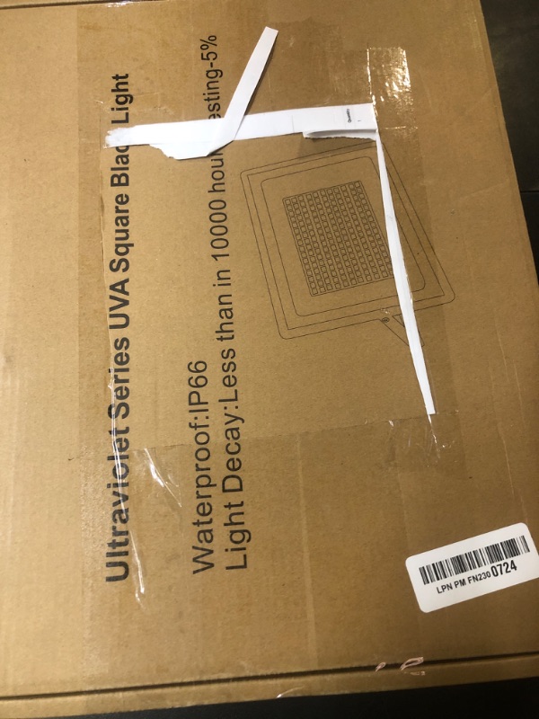 Photo 1 of Black Lights 500W LED Black Flood Light Outdoor with Plug(6ft Cable) IP66 Waterproof LED Black Light Neon Glow for Party, Halloween, Fluorescent Poster, Body Paint