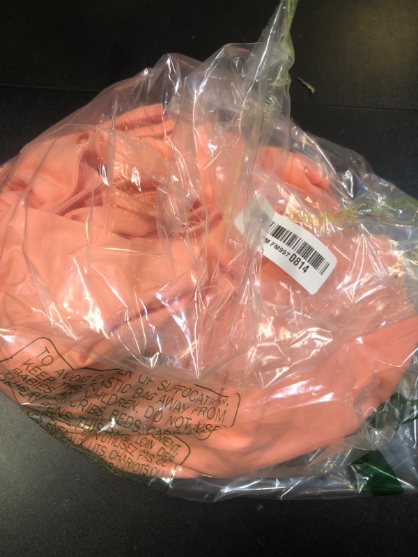 Photo 1 of Yanekop Womens Overalls Loose Fit One Piece Jumpsuits Wide Leg Jumpsuits Spaghetti Strap Summer Jumpsuit with Pockets(Pink Orange,M)