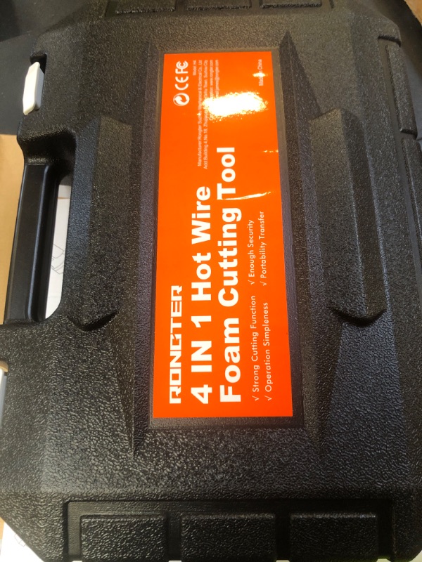 Photo 1 of
RONGTER 4 in 1 Hot Wire Foam Cutter Kit, White Foam Cutter Electric Foam Cutting Tool, Heated Foam Carving Knife Kit