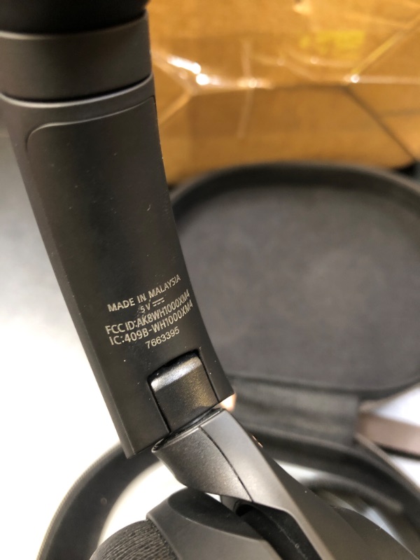 Photo 1 of Sony WH-1000XM4 Wireless Premium Noise Canceling Overhead Headphones with Mic for Phone-Call and Alexa Voice Control, Black WH1000XM4