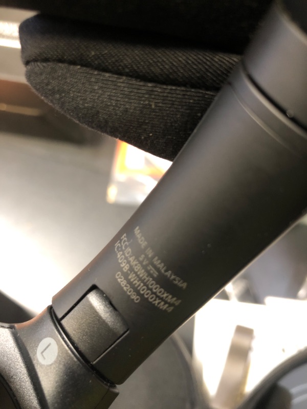 Photo 1 of Sony WH-1000XM4 Wireless Premium Noise Canceling Overhead Headphones with Mic for Phone-Call and Alexa Voice Control, Black WH1000XM4