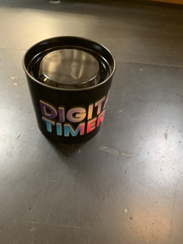 Photo 1 of Printers Jack Timer, Visual Pomodoro Timer, Productivity Cube Mute & Vibration & Adjustable Sound Alert, for Office, ADHD, Study, Work, 3/5/10/25/30/60min & Custom Countdown - Iron Gray