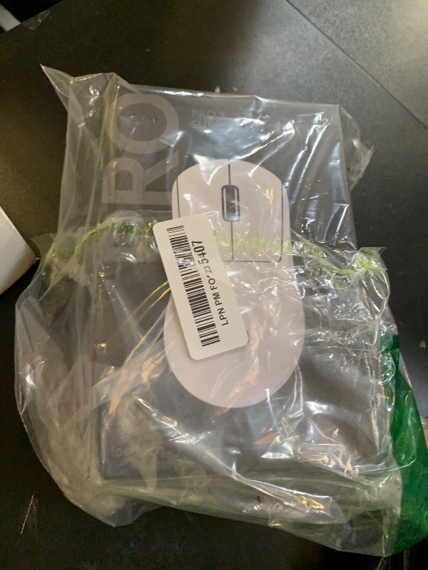 Photo 1 of Logitech G PRO X Superlight 2 DEX Wireless Gaming Mouse, 60g pro-Grade Right-Handed Mouse with 5 programmable Buttons, USB-C Charging, 44k DPI Sensor, up to 8 kHz Polling for PC/Mac - White