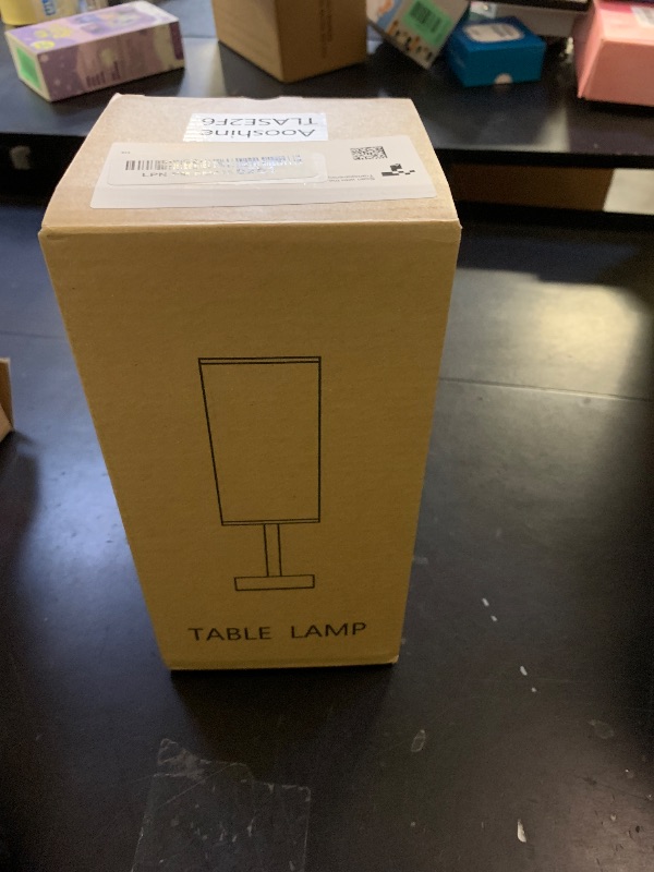 Photo 1 of ?Upgraded?Bedside Table Lamp Touch Control, with USB C+A Charging Ports & Dual AC Outlets, 3-Way Nightstand Lamp for Bedroom with LampShade Living Room Office(LED Dimmable Bulb Included)