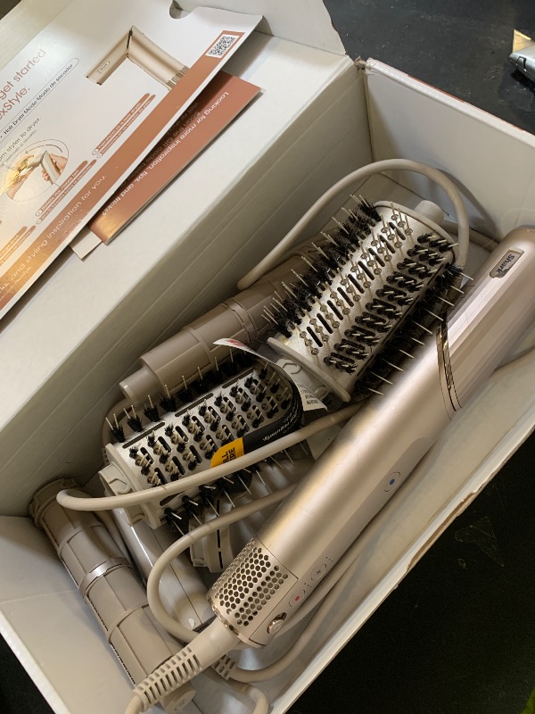 Photo 1 of Shark HD430 FlexStyle Air Styling & Drying System, Powerful Hair Dryer Brush & Multi-Styler with Auto-Wrap Curlers, Paddle Brush, Oval Brush, Concentrator Attachment, Stone