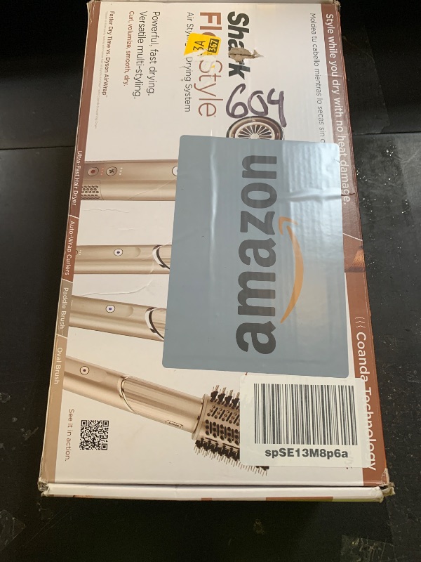 Photo 1 of Shark HD430 FlexStyle Air Styling & Drying System, Powerful Hair Dryer Brush & Multi-Styler with Auto-Wrap Curlers, Paddle Brush, Oval Brush, Concentrator Attachment, Stone