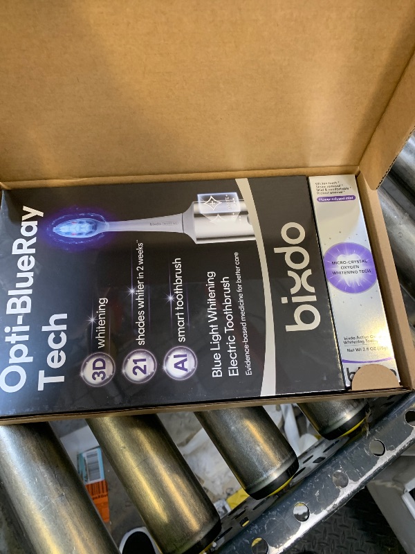 Photo 1 of bixdo Whitening Electric Toothbrush for Adults, Professional 460nm Whitening Blue Light Tech, 31,000VPM Sonic & Oscillating Cleaning with Smart AI Sensor, 6-Month Long-Lasting Battery