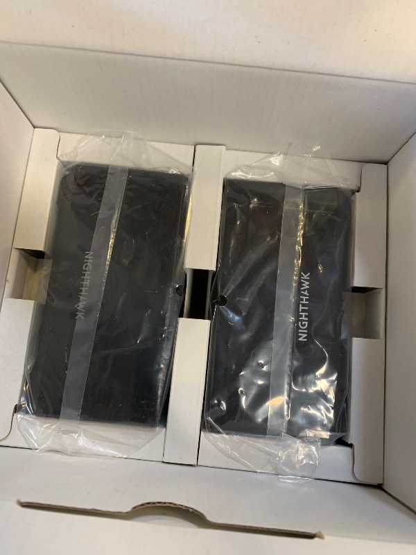 Photo 1 of NETGEAR Nighthawk Advanced Whole Home Mesh Dual Band WiFi 6 System (MK72)– AX3000 Router with 1 Satellite Extender, Coverage up to 3,000 sq. ft. and 35+ Devices - Free Expert Help
