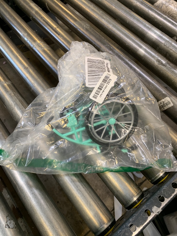 Photo 1 of 1 Set Wheelchair Toys Mini Crutch Models Dollhouse Realistic Mobility Indoor Doll Wheelchair Baby Play Accessories Decorations Model Plastic Green