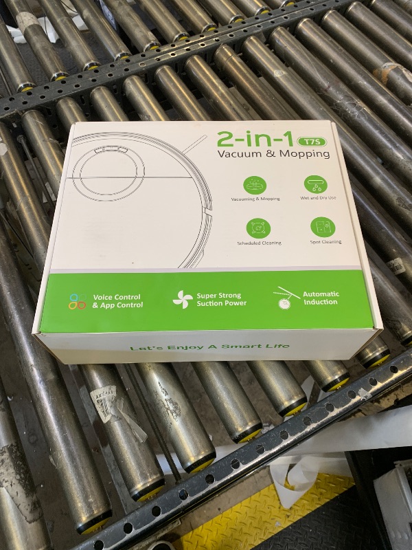 Photo 1 of UMMUND Robot Vacuum and Mop Combo, 2 in 1 Smart Robot Vacuum Mop with Schedule, Wi-Fi/App/Remote, Strong Suction, Self-Charging, Slim, Ideal for Hard Floor, Pet Hair, Low-Pile Carpet