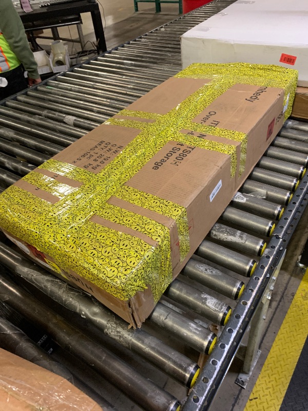 Photo 1 of Homhedy Over The Toilet Storage Cabinet with 2 Barn Door and Toilet Paper Holder Stand, FreeStanding Toilet Shelf Space Saver, for Bathroom, Restroom, Laundry, Black