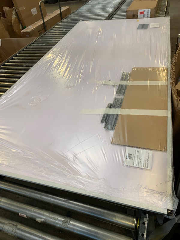 Photo 1 of VIZ-PRO Dry Erase Board/Magnetic Whiteboard, 96 x 48 Inches, Large Wall Mounted Board for School Office and Home 8' x 4'