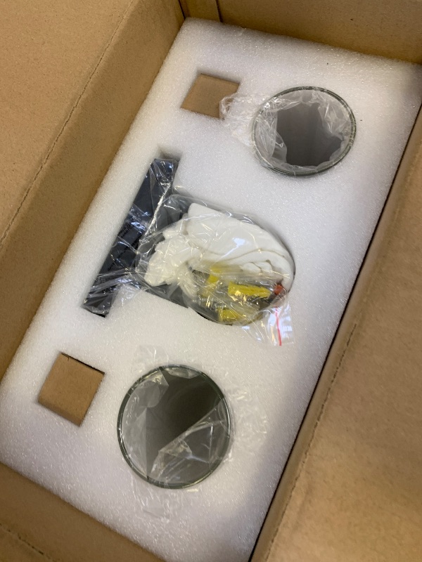 Photo 1 of Hemali 23" Brass Wall Sconce with Clear Glass Shade - Rust-Resistant Vintage Light, E26 Indoor Sconce, Decorative Lighting for Bathroom Living Room Stairway Fireplace Bedroom (Black)