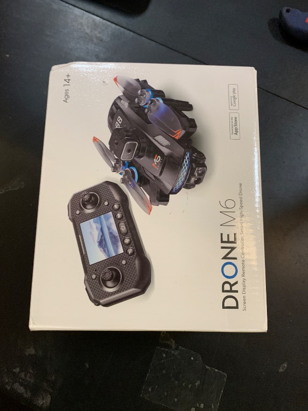 Photo 1 of Drone With 4K Dual Cameras, Mini Drones One Key Take Off/Landing,Brushless Motor,Altitude Hold, Waypoint Fly, Headless Mode, 360°Flip, 2 Batteries, jsdhfhrryu353