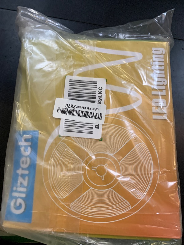 Photo 1 of Gliztech IP67 Waterproof COB LED Strip Lights AC 120V Direct Plug, 100FT Super Bright Outdoor Strip Lights with Double Fuse Controller, 2700K Warm White LED Strips for Garden Patio Commercial Decor