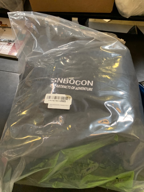 Photo 1 of SNBOCON Womens Ski Snow Jacket Waterproof Windproof Warm Snowboarding Winter Coat with Hood(L,A-Black)