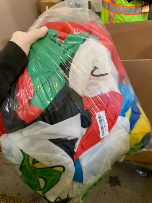 Photo 1 of 12FT Long Christmas Inflatables Santa Sea Fishing on Giant Boat, Christmas Decoration Outdoor Huge Blow Up Yard Decorations Large Blowups with LED Lights for Xmas New Year Holiday Party