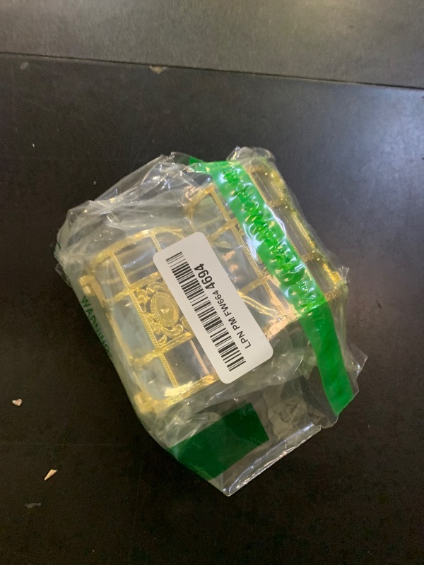 Photo 1 of Kisangel 2pcs Plastic Pirate Treasure Chest, Transparent Pirate Treasure Box, Mini Crystal Jewelry Storage Organizer for Trinket Keepsake Chest