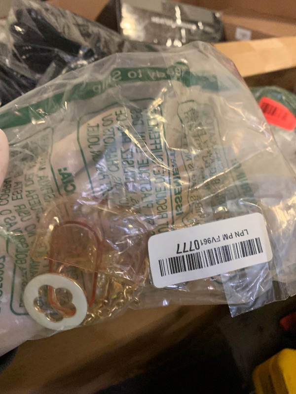 Photo 1 of (with Safety Lock) Clear Case Compatible with Cute Apple Airpods 4 Cases 2024 Women, VISOOM Soft TPU Transparency Air pods 4 Gen Case iPods 4 Earbuds Case Girl Bling Keychain for Airpod iPod 4th Gen