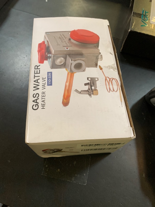 Photo 1 of 110-326 Gas Water Heater Control Valve w/Copper Probe Thermostat - Metal - Built for Durability & Precision