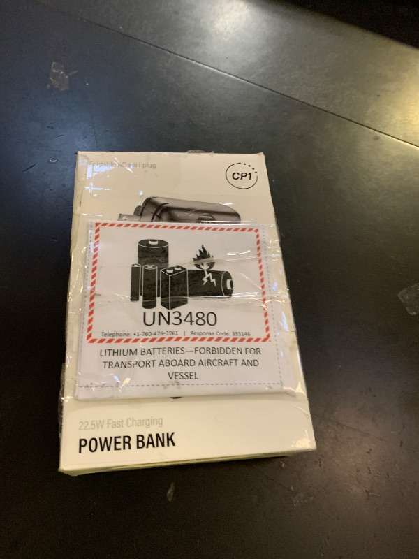 Photo 1 of Sucrosey Power Bank, 50000 mAh Portable Charger with Built in Cable & Wall Plug, 22.5W Fast Charging, Travel Essential Battery Pack with LED Display for iPhone 17/16/15/14 Series, Galaxy, iPad Black