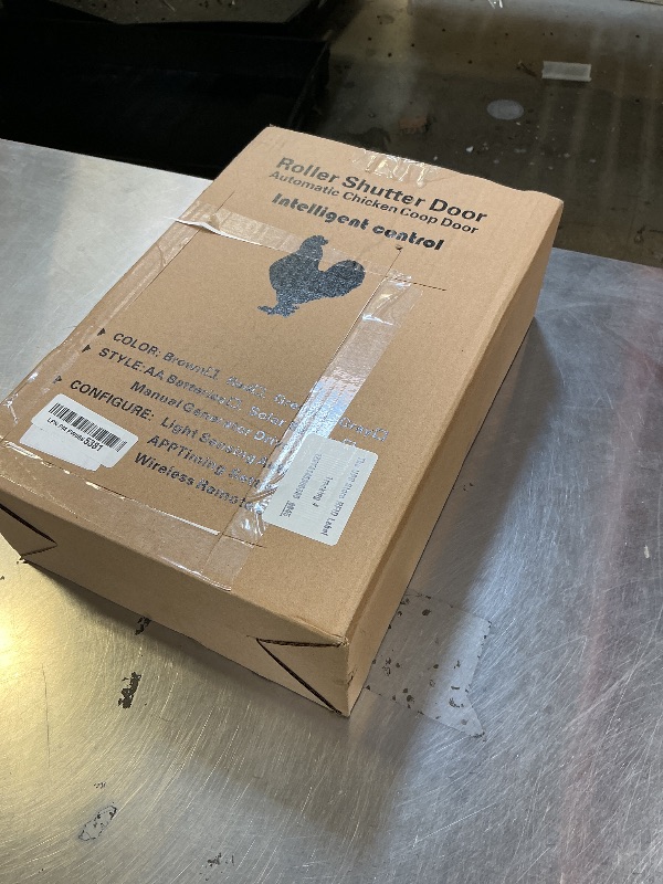 Photo 1 of Large Automatic-Chicken-Coop-Door-Solar - Powered, LCD Display with Smart Timer, Light Sensor & Anti-Pinch Safety, Remote Control 4 Modes