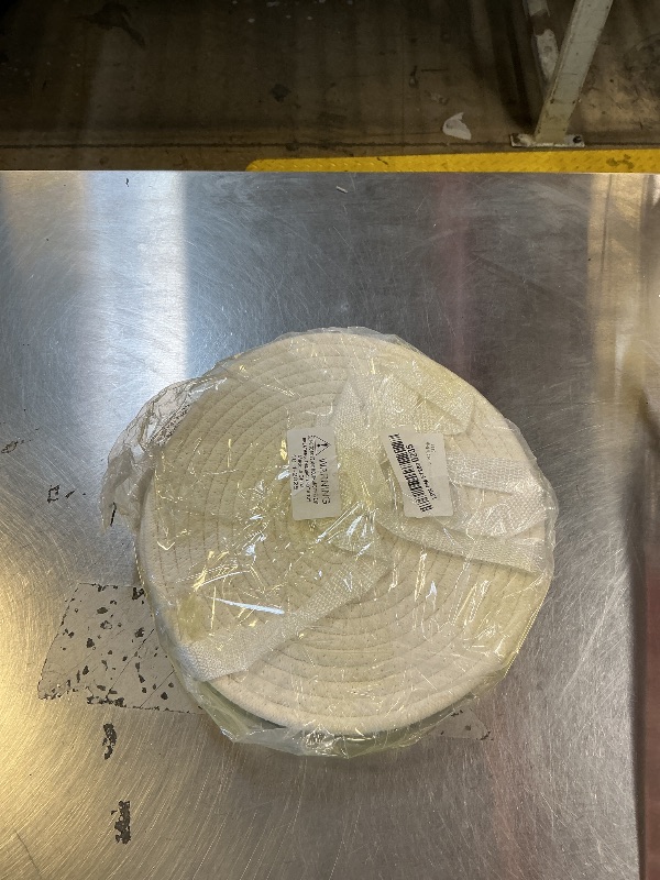 Photo 1 of 10 Inch Cotton Rope Trivets for Hot Dishes Set of 8 Heat Resistant Mats for Countertop Potholders for Kitchens Trivets for Hot Pots and Pans and Quartz Countertops Farmhouse Kitchen Décor, Beige