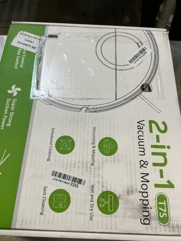 Photo 1 of UMMUND Robot Vacuum and Mop Combo, 2 in 1 Smart Robot Vacuum Mop with Schedule, Wi-Fi/App/Remote, Strong Suction, Self-Charging, Slim, Ideal for Hard Floor, Pet Hair, Low-Pile Carpet