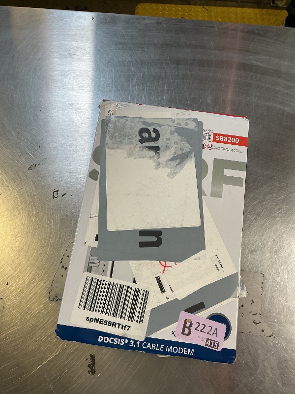 Photo 1 of ARRIS SURFboard SB8200 DOCSIS 3.1 Multi?Gig Cable Modem | 2 -1Gbps Ethernet Ports | Works with Xfinity, Cox, Spectrum | For Cable Internet Plans up to 2Gbps | Modem Only, Router Required