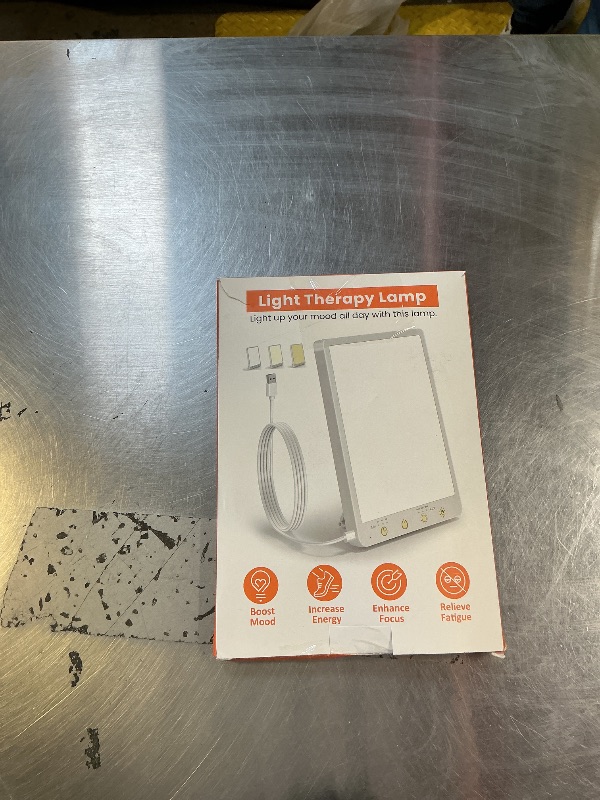 Photo 1 of 10000 Lux Light Therapy Lamp - Full Spectrum Therapy Light, 3 Color Temperature & Wall Mount Therapy Lamp, Portable Daylight Lamp for Home & Office, Memory Function & Touch Control (Wired Only).