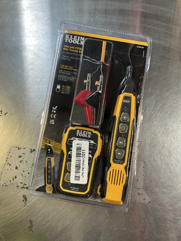 Photo 1 of Klein Tools VDV500-820 Wire Tracer Tone Generator and Probe Kit Continuity Tester for Ethernet, Telephone, Speaker, Coax, Video, and Data Cables, RJ45, RJ11, RJ12