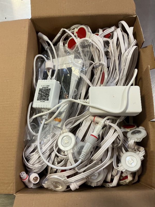 Photo 1 of Fussion 300ft Permanent Outdoor Lights for House, 2025 Smart RGB LED Outside Lights with APP Remote Control, IP67 Waterproof Eternity Eaves Lighting for Christmas, Halloween, Holiday, Party, Daily