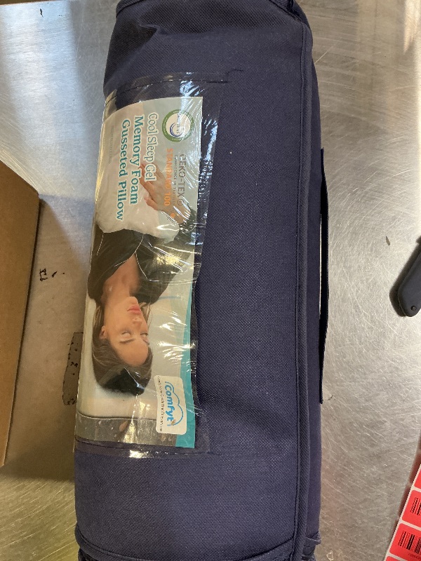 Photo 1 of Comfyt Cervical Pillow Cooling Orthopedic Memory Foam Pillows for Back Stomach Side Sleeper - Sleeping Travel Neck Gusseted Bed Pillow Gel Layer Provides Coolness Removable Washable Cover