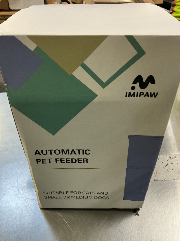 Photo 1 of IMIPAW Automatic Cat Feeder with Camera - AI Pet Recognition & Recording, Night Vision, 5G WiFi APP Remote Control, Two-Way Audio & Desiccant Bag, Timed Programmable Food Dispenser for Small Pets