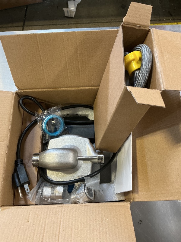 Photo 1 of Upgraded Instant Hot Water Recirculation Pump Replacement Kit for watts 0955805 and grundfos 595916, with Programmable Timer – 2 Brass Sensor Valves (595926), 4 Supply Lines, 4 Adapters