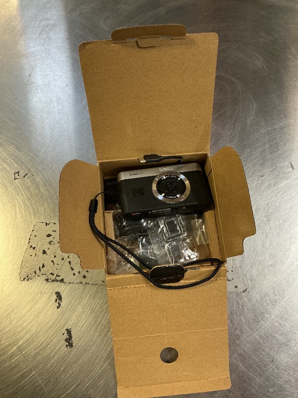 Photo 1 of Kodak PIXPRO C1 Friendly Zoom Digital Camera - 13MP Compact Point and Shoot with 2.8” 180° Tilt LCD Flip Screen, Retro Vintage Design with 4X Zoom and 1080P Full HD Video for Travel, Vlogging, Black