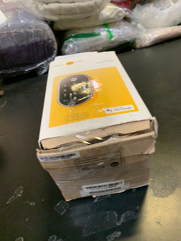 Photo 1 of Google Nest x Yale Lock - Tamper-Proof Smart Lock for Keyless Entry - Keypad Deadbolt Lock for Front Door - Satin Nickel