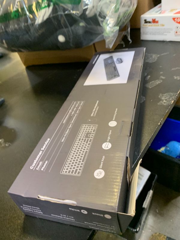 Photo 1 of SABLUTE Bluetooth Keyboard and Mouse for Mac — 7-Color Backlit, Multi-Device, Rechargeable, Full-Size Wireless Keyboard Mouse Combo with Quiet Scissor-Switch Keys & Tilt Legs for Mac (Silver White)