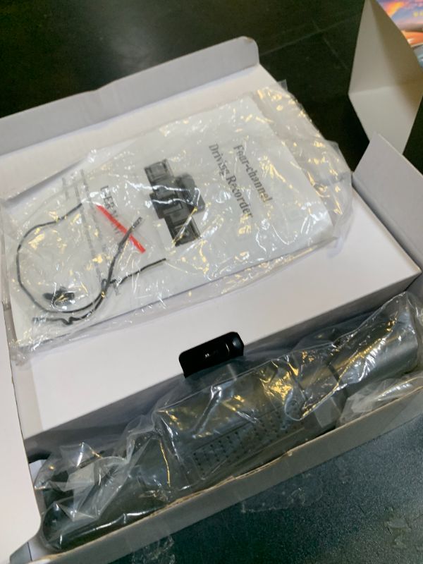 Photo 1 of 4-Channel 360° Dash cam Front and Rear FHD 1080P 180° Rotating Side-View Camera APP Control reversing Display Collision Detection Parking Monitoring Loop Recording | Suitable for sedans and SUVs