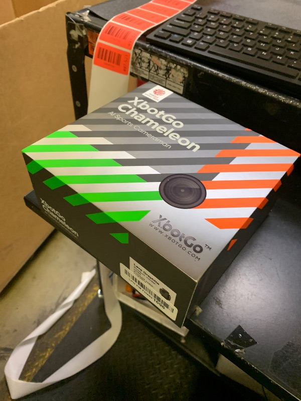 Photo 1 of XbotGo Chameleon AI Auto Sports Action Camera - 4K 60FPS Soccer Camera and Basketball Tracking Camera for Team Sports, Live Streaming, No Subscription, Works with iOS & Android (Lava Graphite)