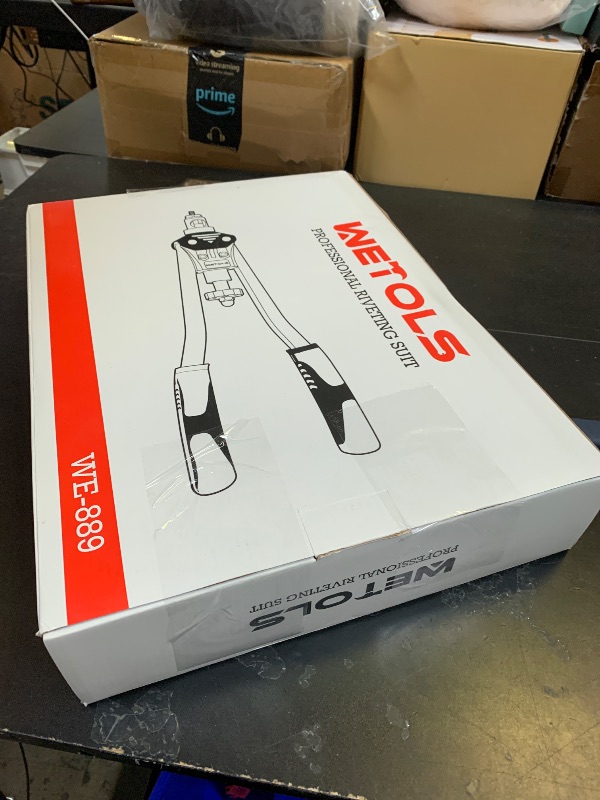 Photo 1 of WETOLS 16" Rivet Nut Tool, Professional Rivet Nut Tool Kit with 11 Metric & Inch Mandrels M3 M4 M5 M6 M8 M10 M12, 10-24, 1/4-20, 5/16-18, 3/8-16, 110pcs Rivnuts and Blow Carry Case - WE-889