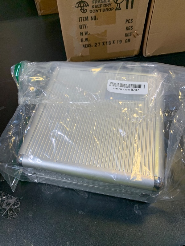 Photo 1 of RNK Gaming Mexican Train Dominoes Set Double 12 Color Dots with Wooden Hub 8 Metal Trains and Aluminum Case